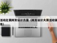 红河活动比赛网页设计方案（网页设计大赛活动背景）